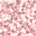 Glitter seamless texture. Admirable pink particles. Endless pattern made of sparkling spangles. Plea