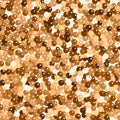 Glitter seamless texture. Admirable red gold particles. Endless pattern made of sparkling spangles. Royalty Free Stock Photo