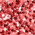 Glitter seamless texture. Admirable red particles. Endless pattern made of sparkling spangles. Respl
