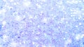 Glitter sparkles blue background