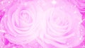 Glitter sparkles pink background