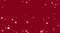 Glitter stars red background