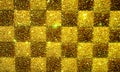 Glitter textured dark yellow background wallpaper