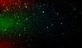 Glitter textured red green blue and black shaded background wallpaper. Royalty Free Stock Photo