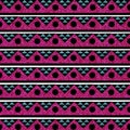 Glitter Tribal Background Seamless Image Turquoise Pink