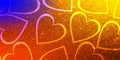 Glitter Valentines Background Heart Valentine day love. Royalty Free Stock Photo