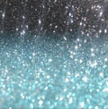 Glitter vintage lights background. blue and black. defocused Royalty Free Stock Photo