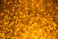 Gold Glitter vintage lights background. Blurred christmas abstract texture. Defocused bokeh Royalty Free Stock Photo