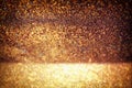 Glitter vintage lights background Royalty Free Stock Photo