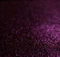 Glitter vintage lights background. light silver , gold, purple and black. defocused.