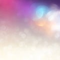 Glitter vintage lights background. light silver, purple, blue, gold and black. defocused. Royalty Free Stock Photo