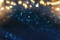 glitter vintage lights background. purple, blue and pink. de focused. Royalty Free Stock Photo