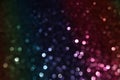 Glitter vintage lights background. red, gold, purple, green and blue. de-focused Royalty Free Stock Photo