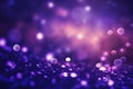 glitter vintage lights background. silver and purple. de-focused. Royalty Free Stock Photo