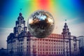 Glitterball & The Liver Building: Eurovision Ready. Generative AI