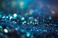 Glittering Blue Abstract Background: A Shimmering Delight