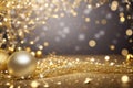 Glittering festive decorations Holiday season twinkles Christmas party glitter Royalty Free Stock Photo