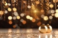 Glittering New Years Eve party background with Royalty Free Stock Photo