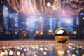 Glittering New Years Eve party background with Royalty Free Stock Photo