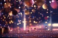 Glittering New Years Eve party background with Royalty Free Stock Photo
