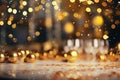 Glittering New Years Eve party background with Royalty Free Stock Photo