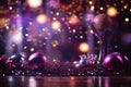 Glittering New Years Eve party background with Royalty Free Stock Photo