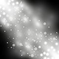 Glittering particles background effect, white color Royalty Free Stock Photo