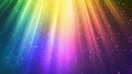 Glittering prism light background of gradation where light enters from the left. Generative Ai