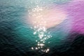 Glittering Seawater Summer Background Image