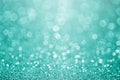 Teal Turquoise Aqua Glitter Background