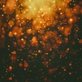 Glittering stars on bokeh background Royalty Free Stock Photo