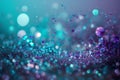 Glittering Teal and Lilac Luxury Background