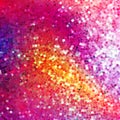 Glitters on a soft blurred background. EPS 10