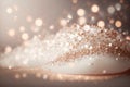 Glitzy Pearl and Rose Gold Defocused Background Royalty Free Stock Photo