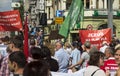 Gliwice, Poland, June 11, 2017: March for life and family, march for Jesus by the streets of Gliwice