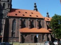 GLIWICE , SILESIA , POLAND -CHURCH IN THE CITY CENTER OF GLIWICE