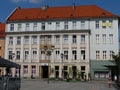 GLIWICE , SILESIA , POLAND -THE MAIN SQUARE IN THE CITY CENTER OF GLIWICE