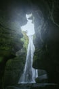 Gljufrafoss or Gljufrabui waterfall in Iceland