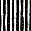 Gllitter gold striped wallpaper. Paint brush strokes background.