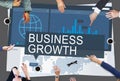 Global Business Data Analysis Growth Success Concept Royalty Free Stock Photo