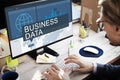 Global Business Data Analysis Growth Success Concept Royalty Free Stock Photo