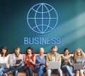 Global Business Enterprise Economics Corporation Concept Royalty Free Stock Photo