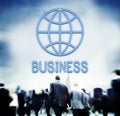 Global Business Enterprise Economics Corporation Concept Royalty Free Stock Photo