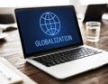 Global Business Enterprise Economics Corporation Concept Royalty Free Stock Photo