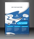 Global Business Flyer Design Royalty Free Stock Photo