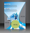 Global Business Flyer Design Royalty Free Stock Photo