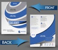 Global Business Flyer Royalty Free Stock Photo