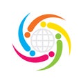 Global business icon design Royalty Free Stock Photo