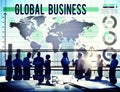 Global Business International Start Up Growth Concept Royalty Free Stock Photo