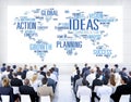 Global Business People Conference Seminar Ideas Concept Royalty Free Stock Photo